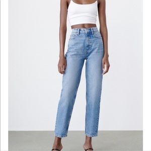 ZARA Classic Mom Fit Jeans- Blue- Size 27 (US 4)